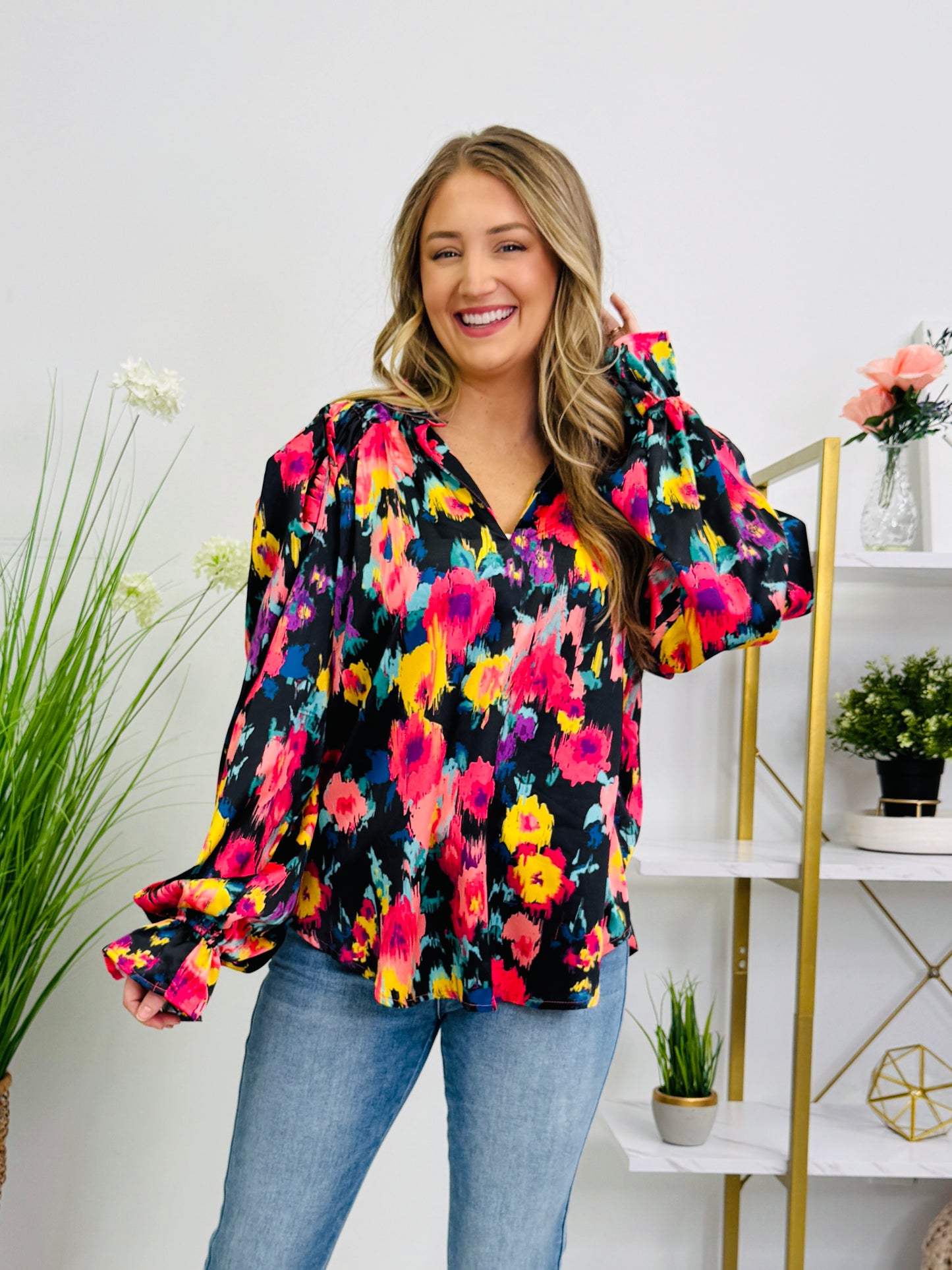 Floral Fevers Top