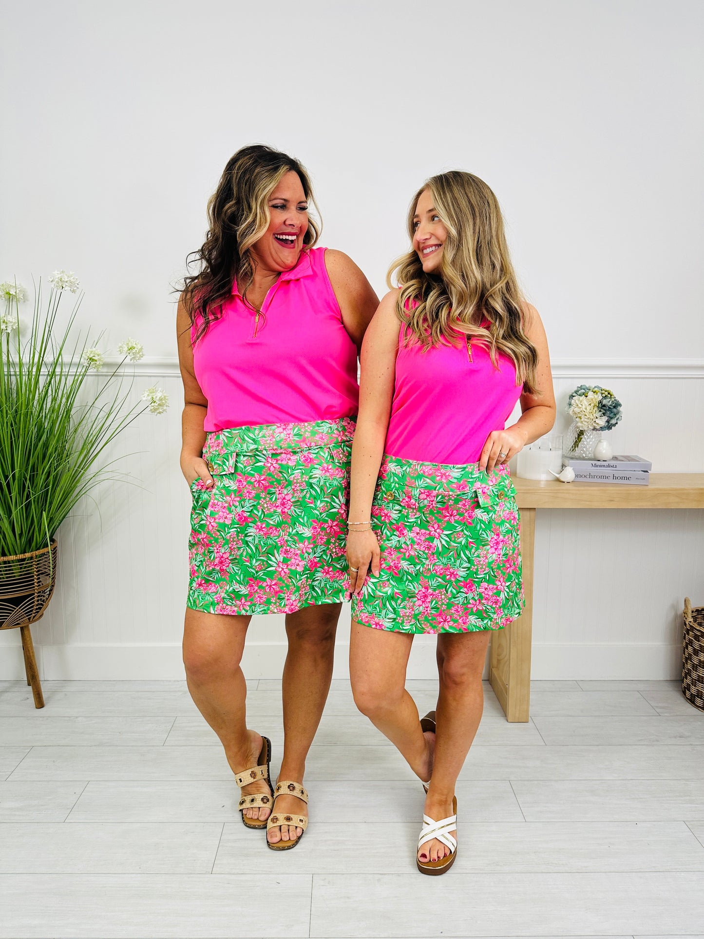 The Sun Kissed Skort in Cape May Print