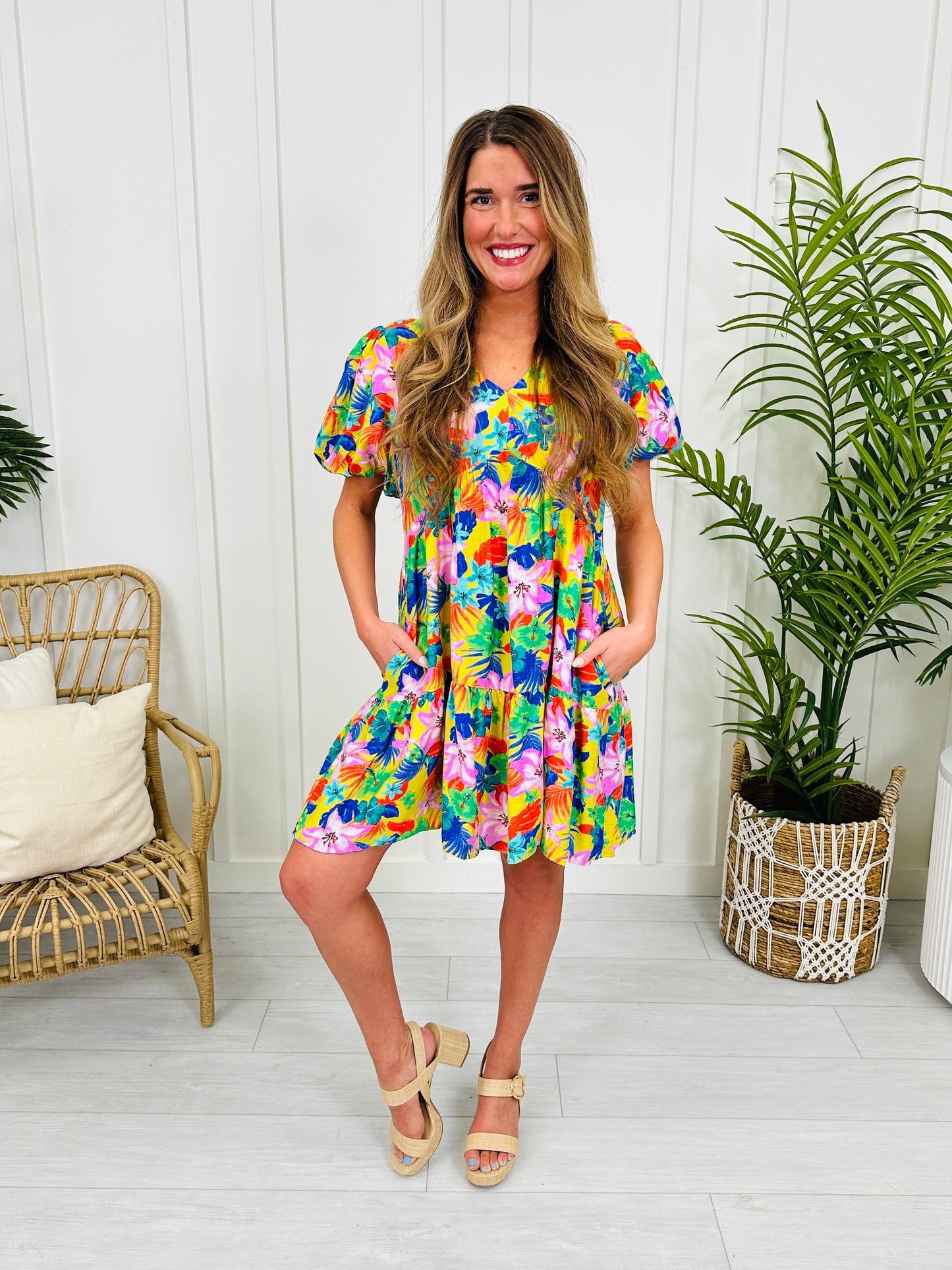 Tropical Twirl Dress