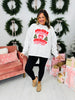 Merry & Happy Always Mock Neck Graphic Sweatshirt