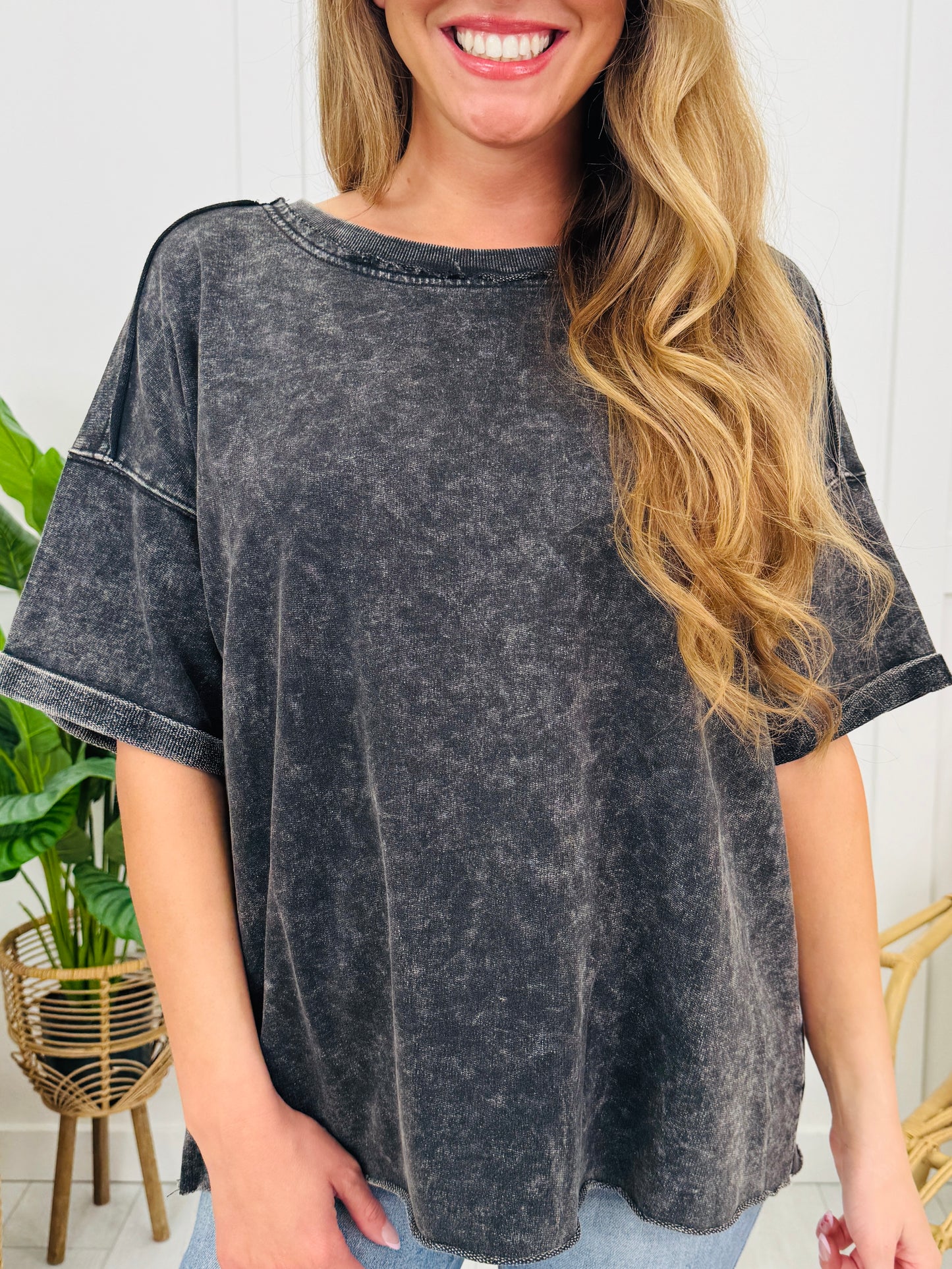 Washed in the Moment Top In Multiple Colors