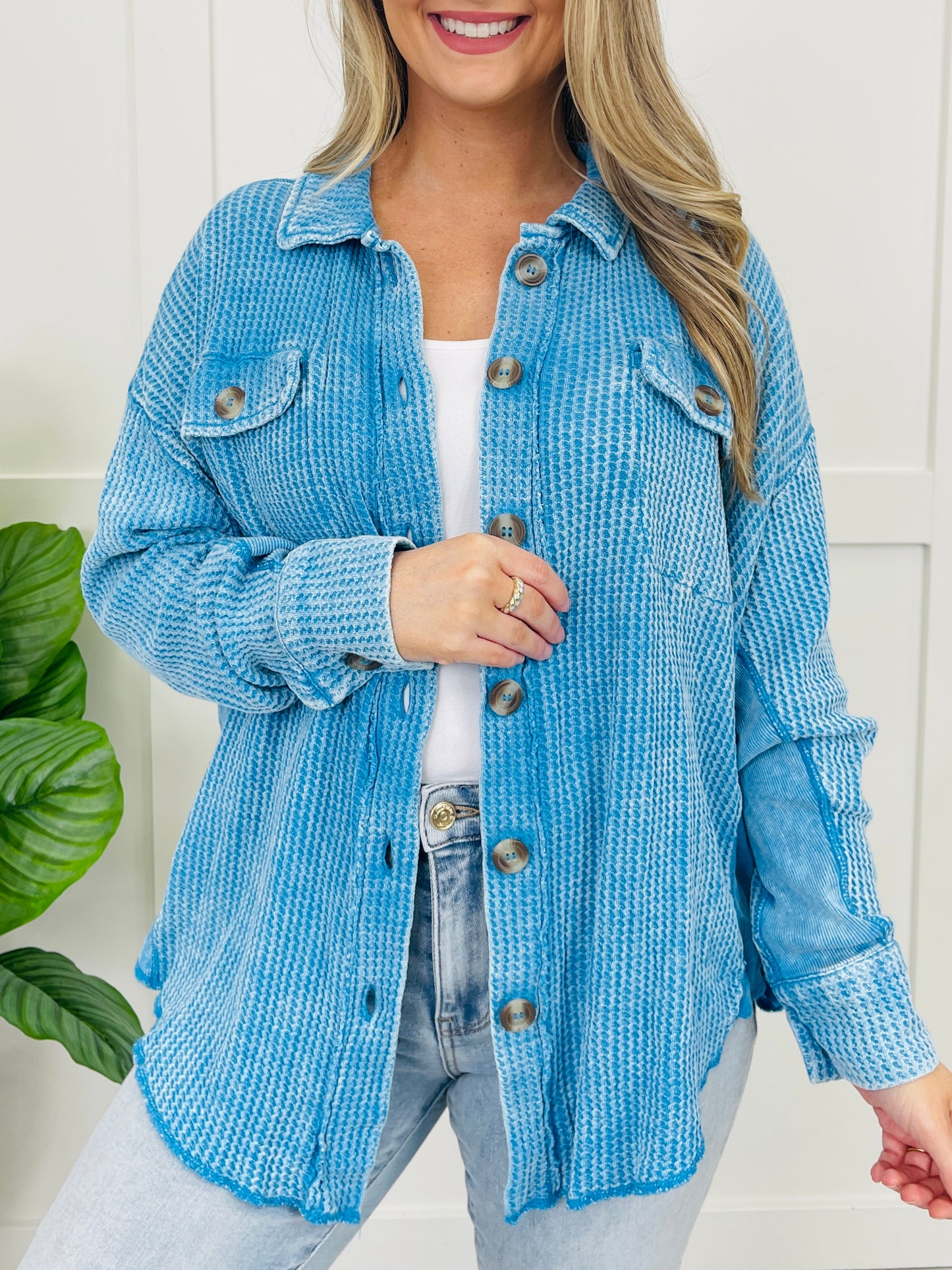 Casual Commitment Shacket in Multiple Colors!