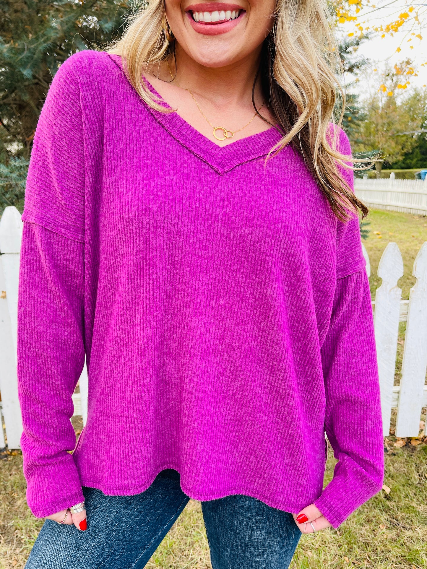 DOORBUSTER! REG/CURVY All Day Ease Top- Multiple Colors!