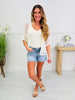 Shore Thing Cardigan in Ivory