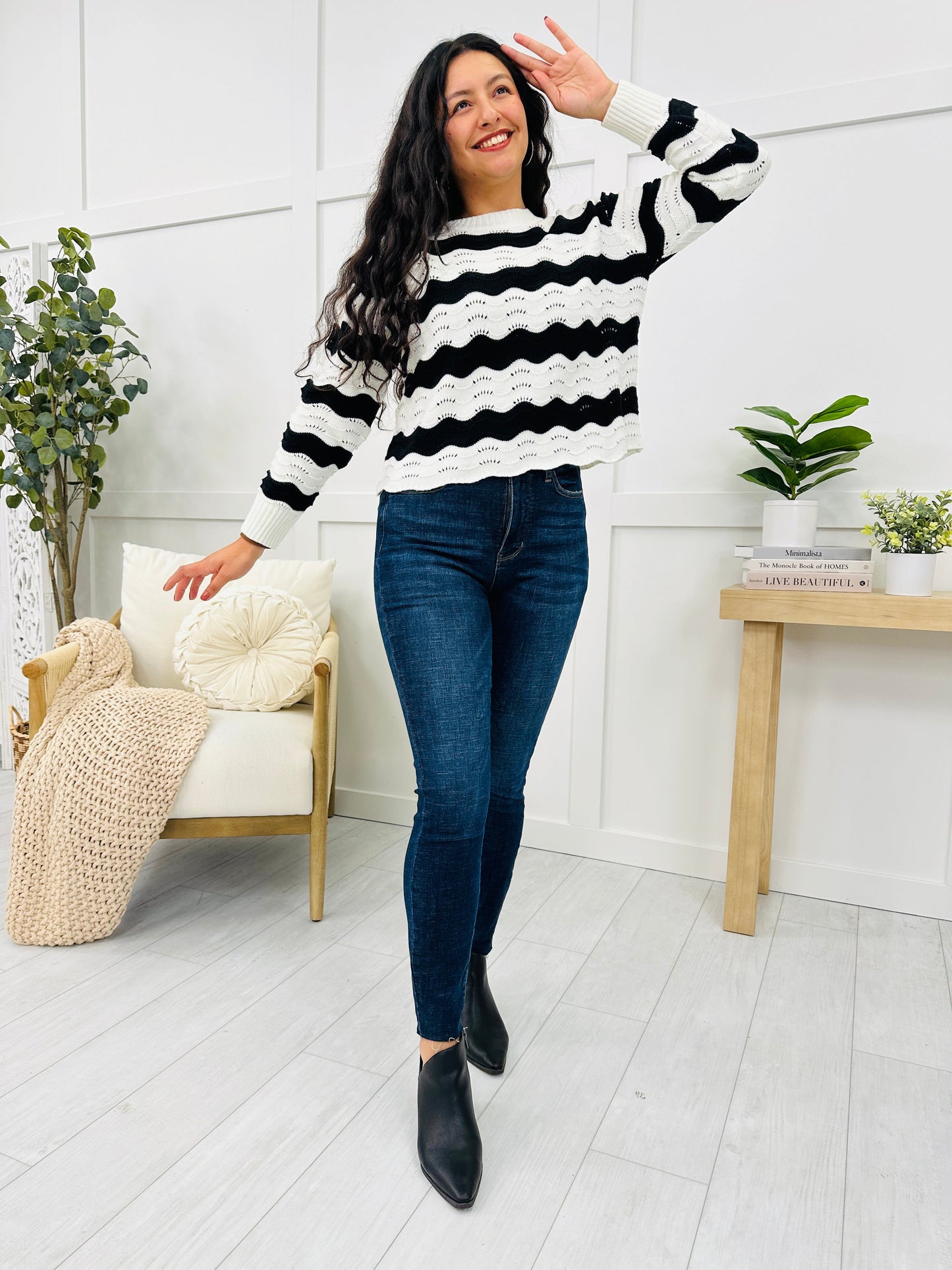 Striped Serenity Sweater