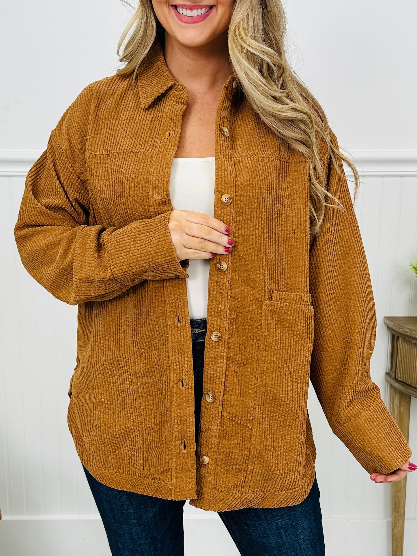 Verse Of The Season Shacket- Multiple Colors!