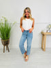Judy Blue Feel Good Fit Ankle Straight Jeans