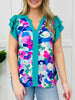 Floral Splash Top