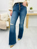 Judy Blue Flare For You Button Fly Flare Jeans