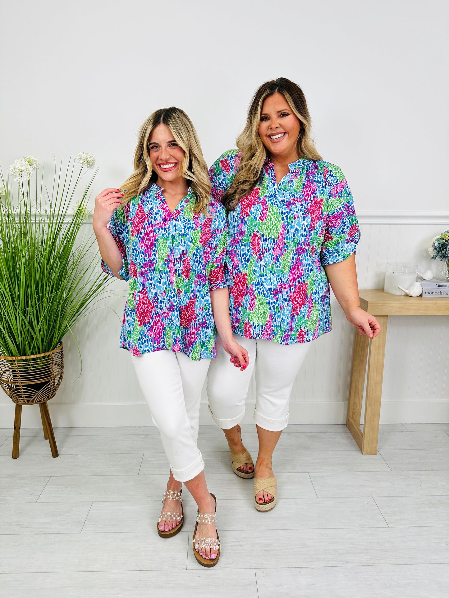 Radiate Sunshine Top in Sanibel Print