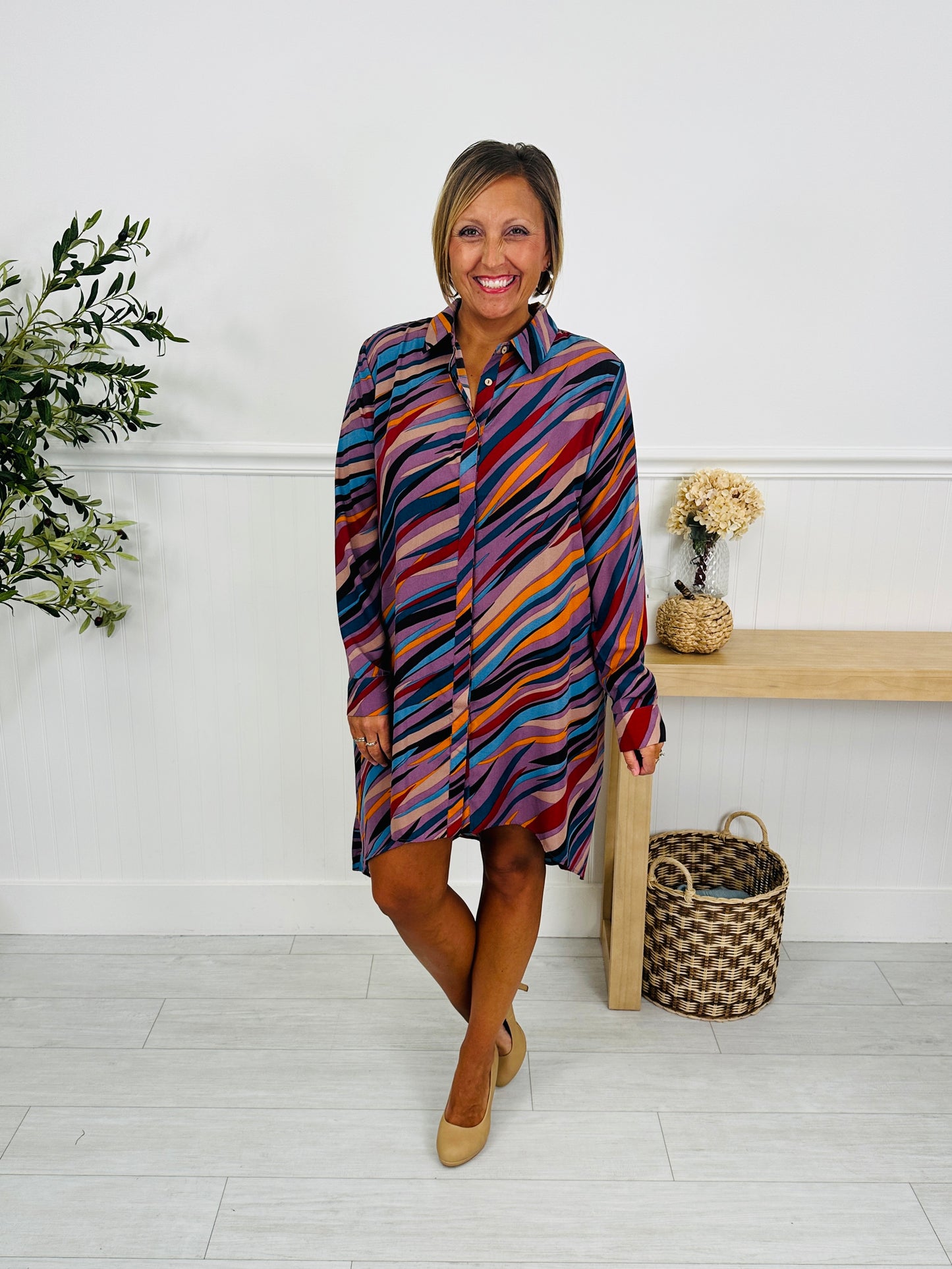 Happy Hour Stripe Dress