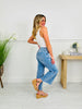 Get Up And Glam Wide Leg Cropped Jeans