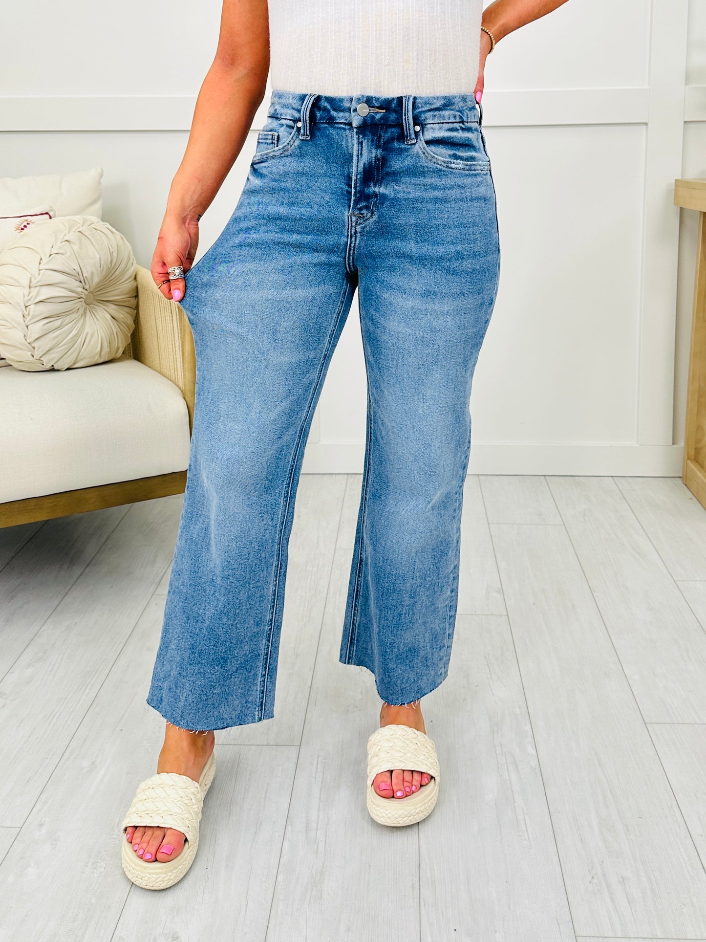 Wide Awake Mica Wide Leg Jeans