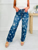 Garden Party Tummy Control Wide Leg Jeans