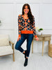 Forever In Bloom Cardigan In Navy