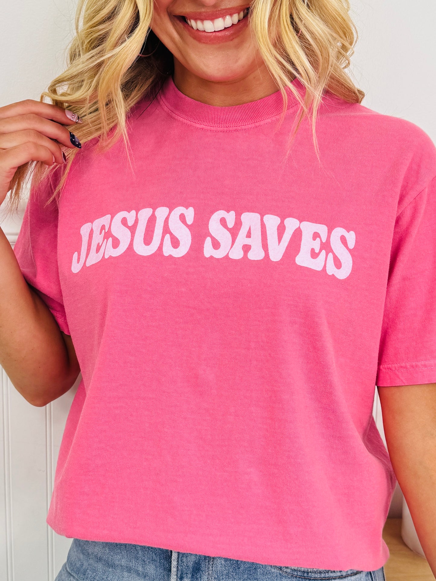 Jesus Saves Graphic Tee