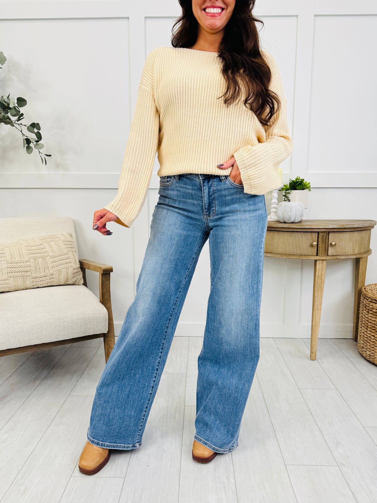 Judy Blue Retro Rush Retro Wide Leg Jeans
