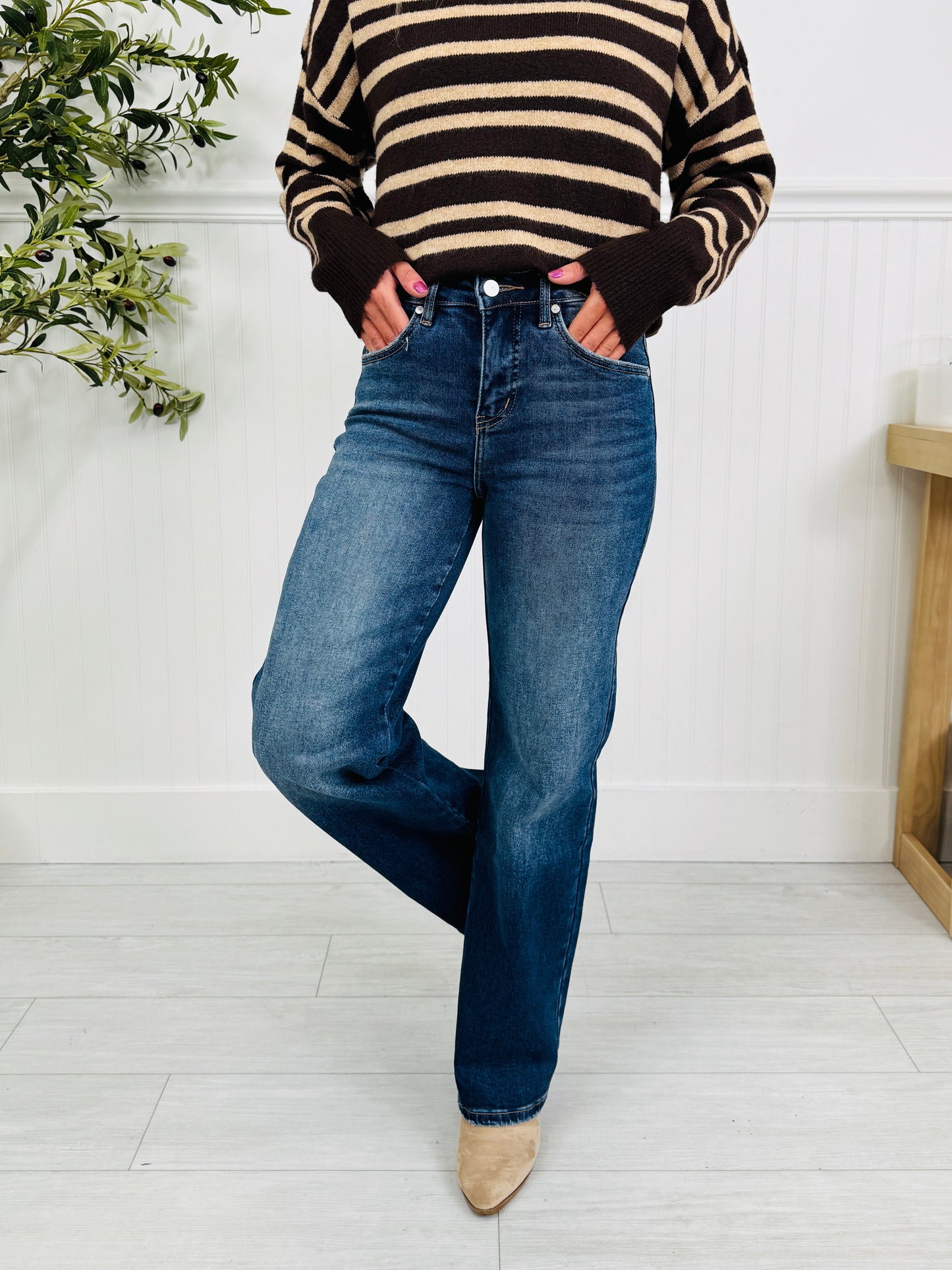 All About You Straight Leg Tummy Control Jeans in Three Inseams
