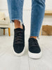 Bedazzle Boost Sneakers in Black