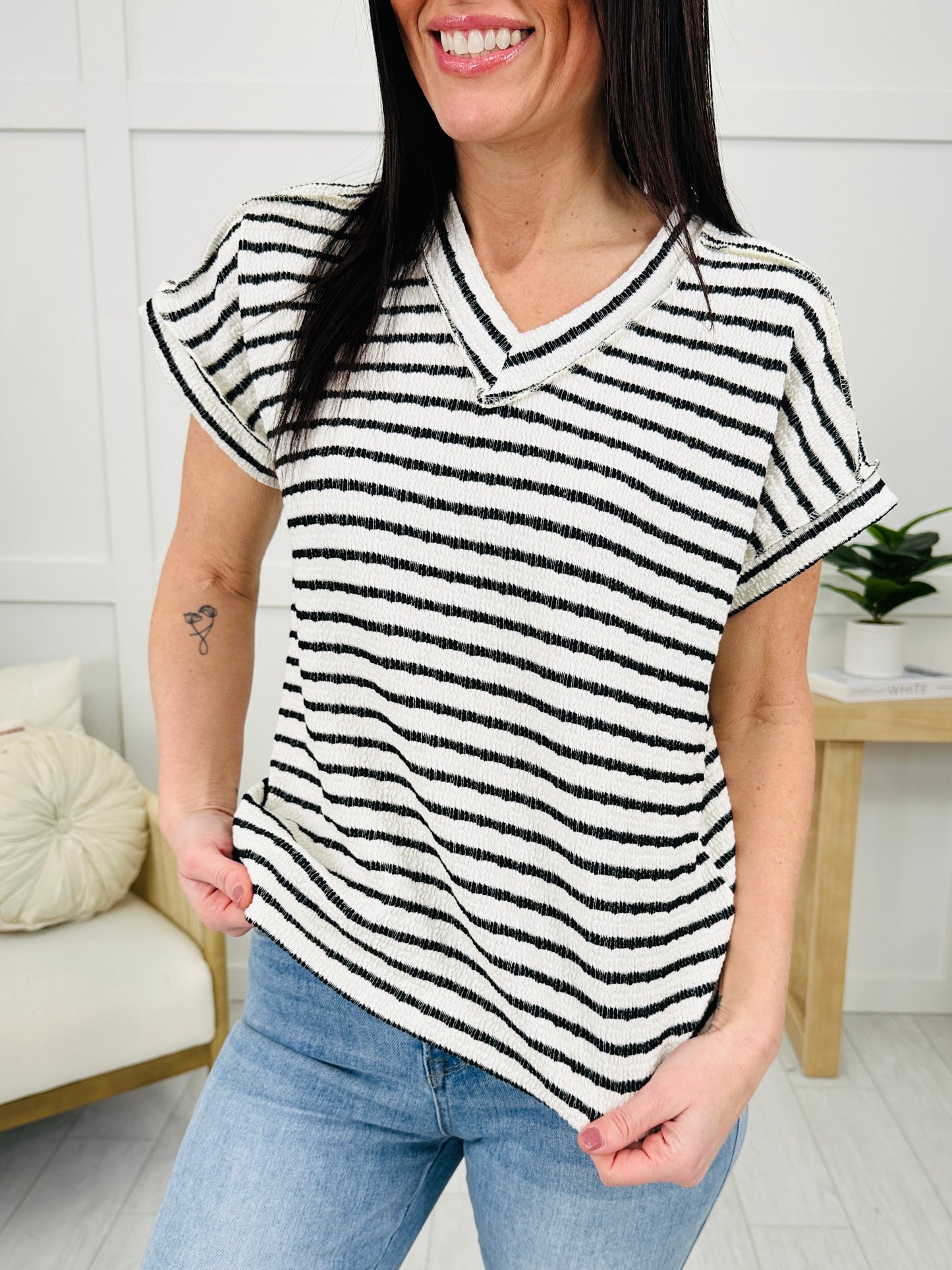 Perfectly Aligned Top In Black