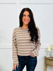 The Chill Knit Sweater In Mocha