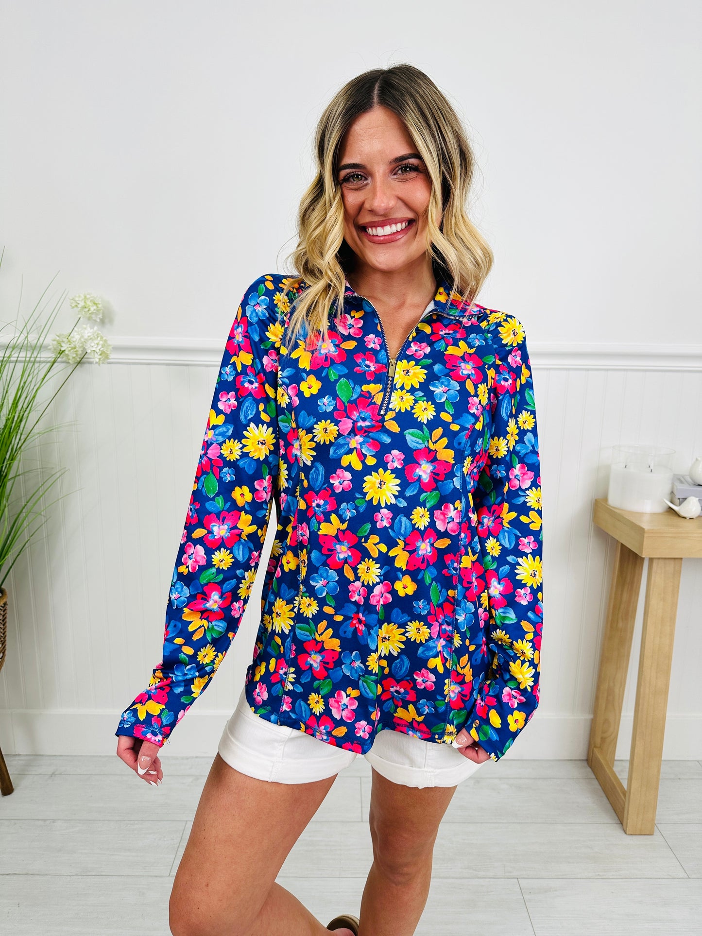 Where Spring Begins Top in Charleston Print