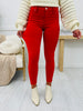 YMI Candy Cane Crush Super Stretch Skinny Pants in Reg/Curvy