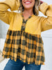 Vivid Hue Top In Mustard