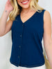 Darling and Dainty Denim Top