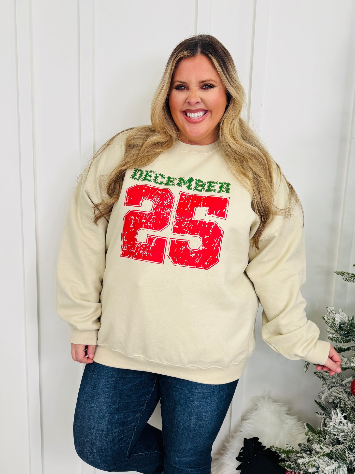 December 25 Graphic Crewneck Sweatshirt