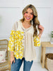 Chasing Sunflowers Top In Toasted Almond