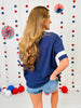 Starline Revival Top In Navy