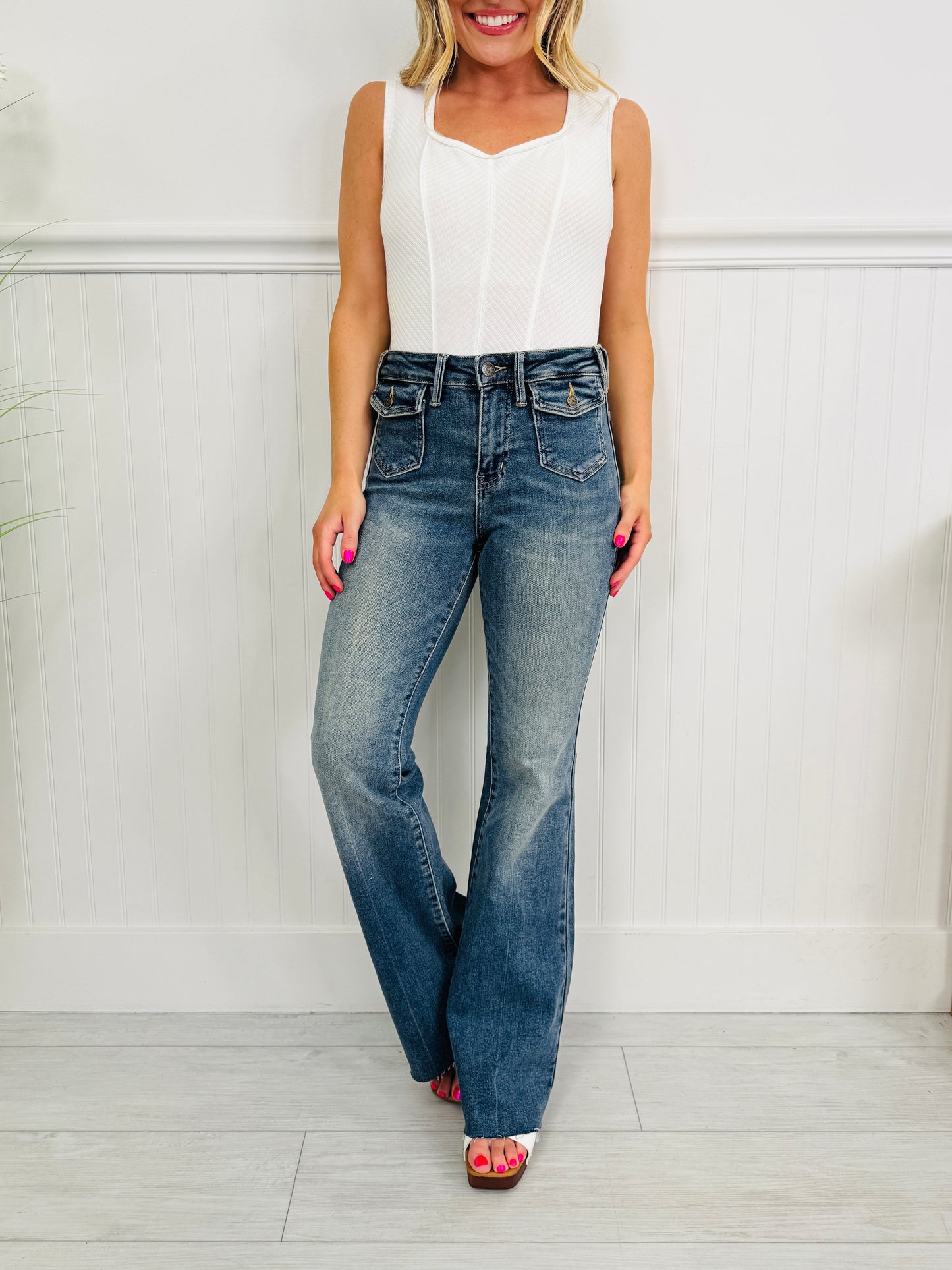 Judy Blue Flare Factor Jeans