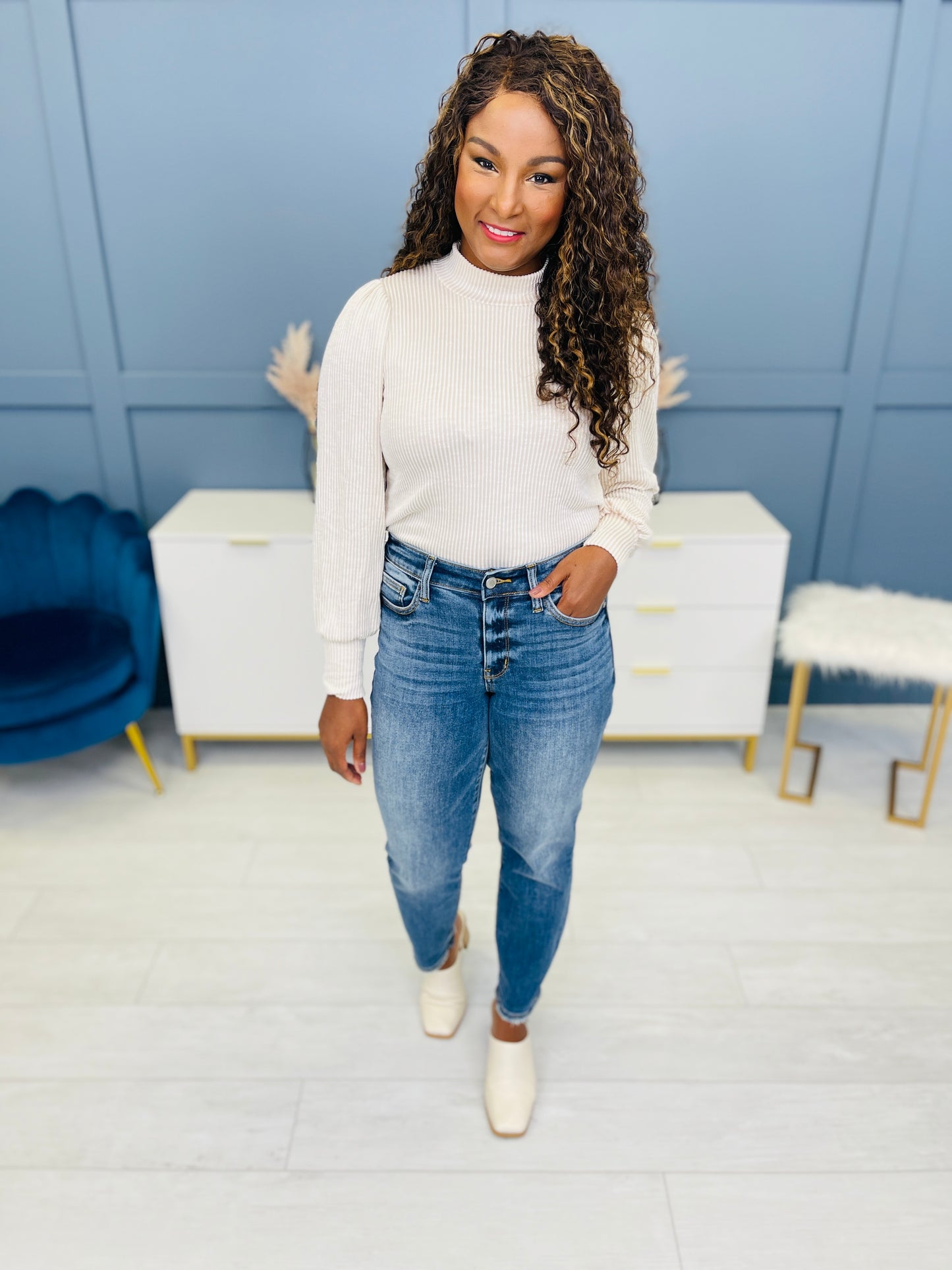 Judy Blue Plus/Reg Your Favorite Boyfriend Jeans