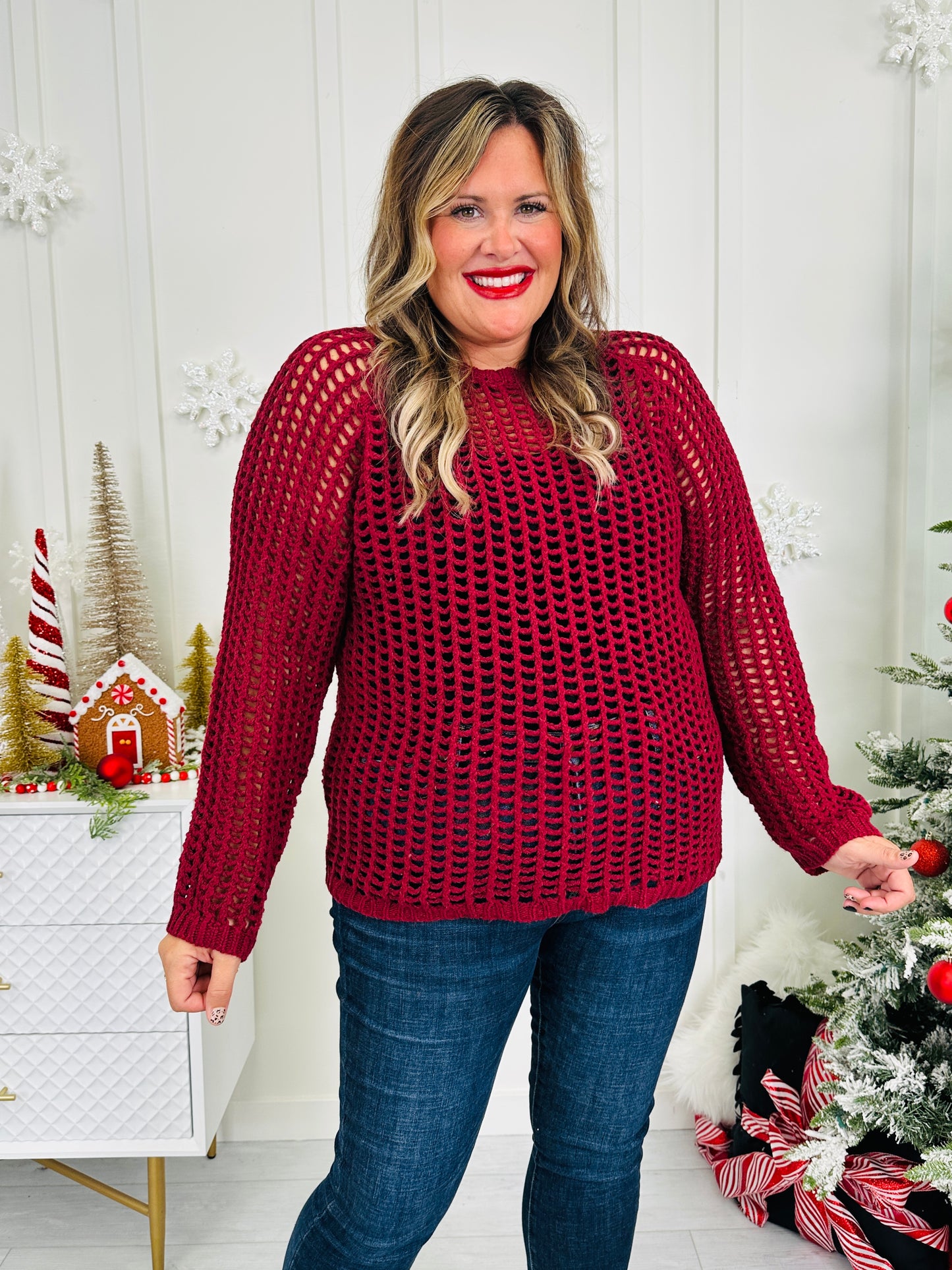 Tinsel Touch Sweater- Multiple Colors!