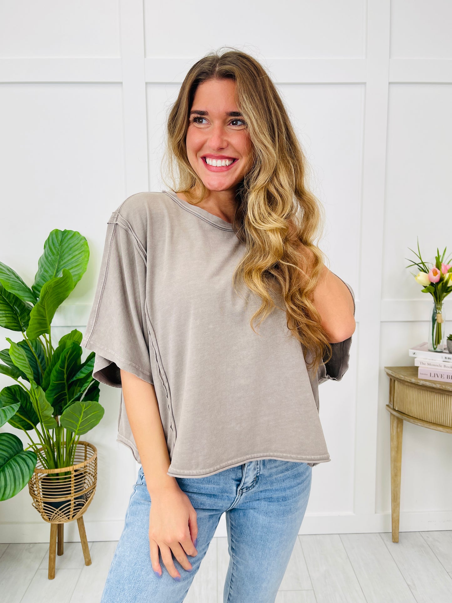Laid Back Moment Top In Multiple Colors