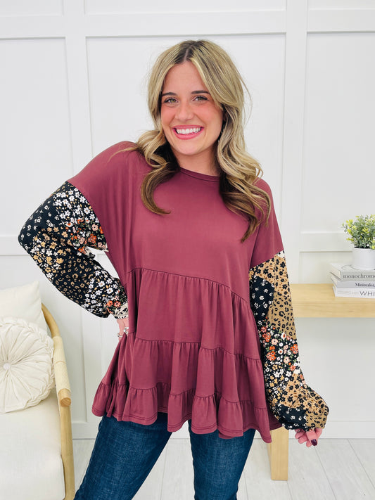 REG/CURVY Petal Patchwork Top