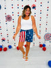 Stars and Stripes Forever Tummy Control Shorts