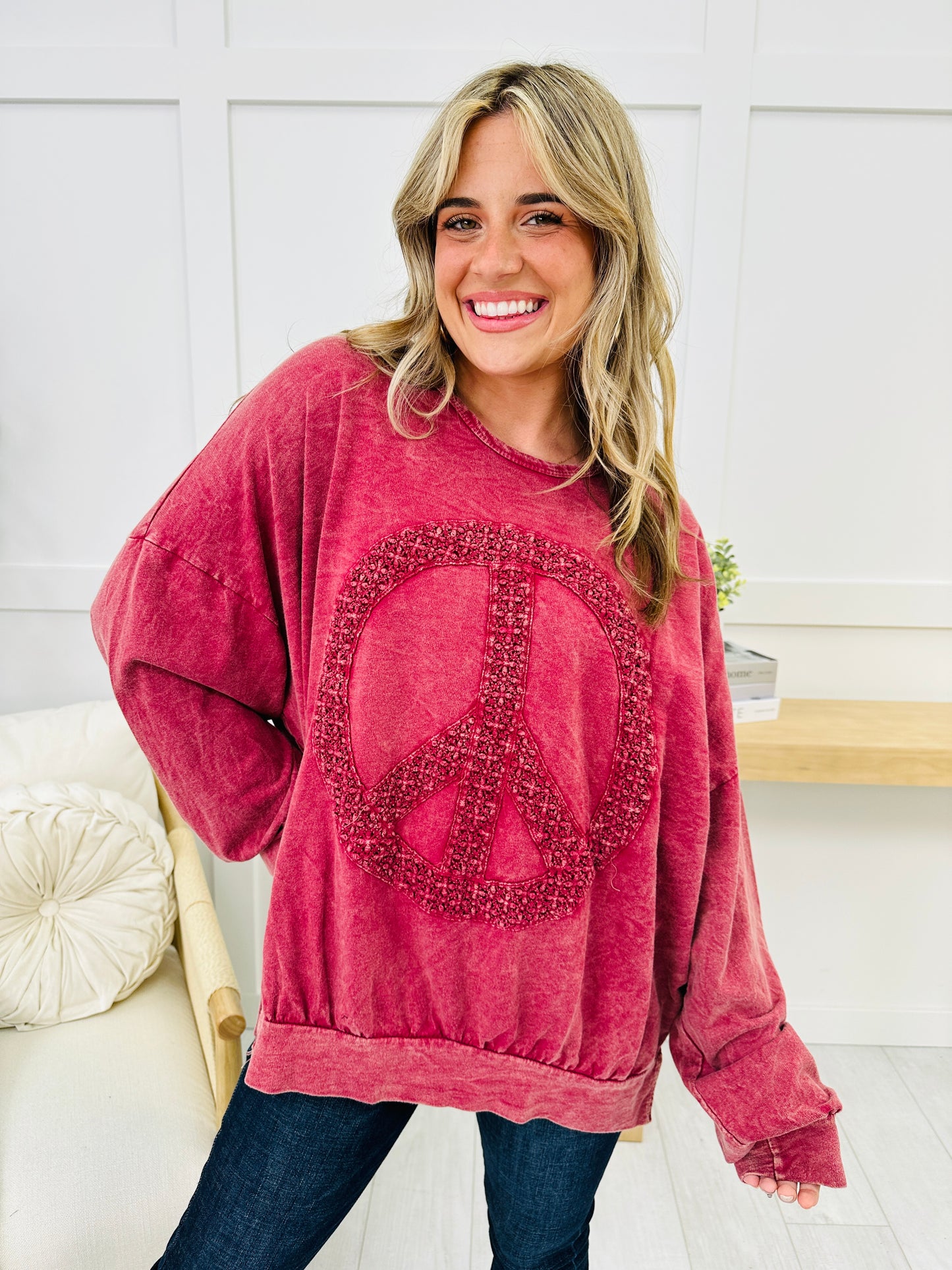 Radiate Peace And Love Sweatshirt- Multiple Colors!