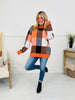 Pumpkin Patch Plaid Sweater