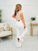 Judy Blue Something To See Side Slit Bootcut Jeans in White