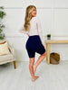 Pushing Past Limits Biker Shorts in Navy Blue