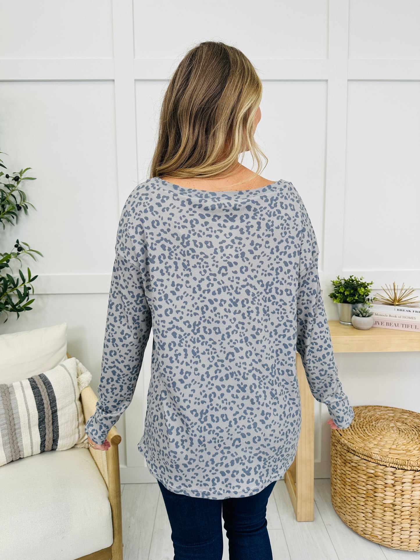 Wild About Cozy Top in Silver