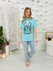 Bunny With Glasses Graphic Tee in Multiple Colors