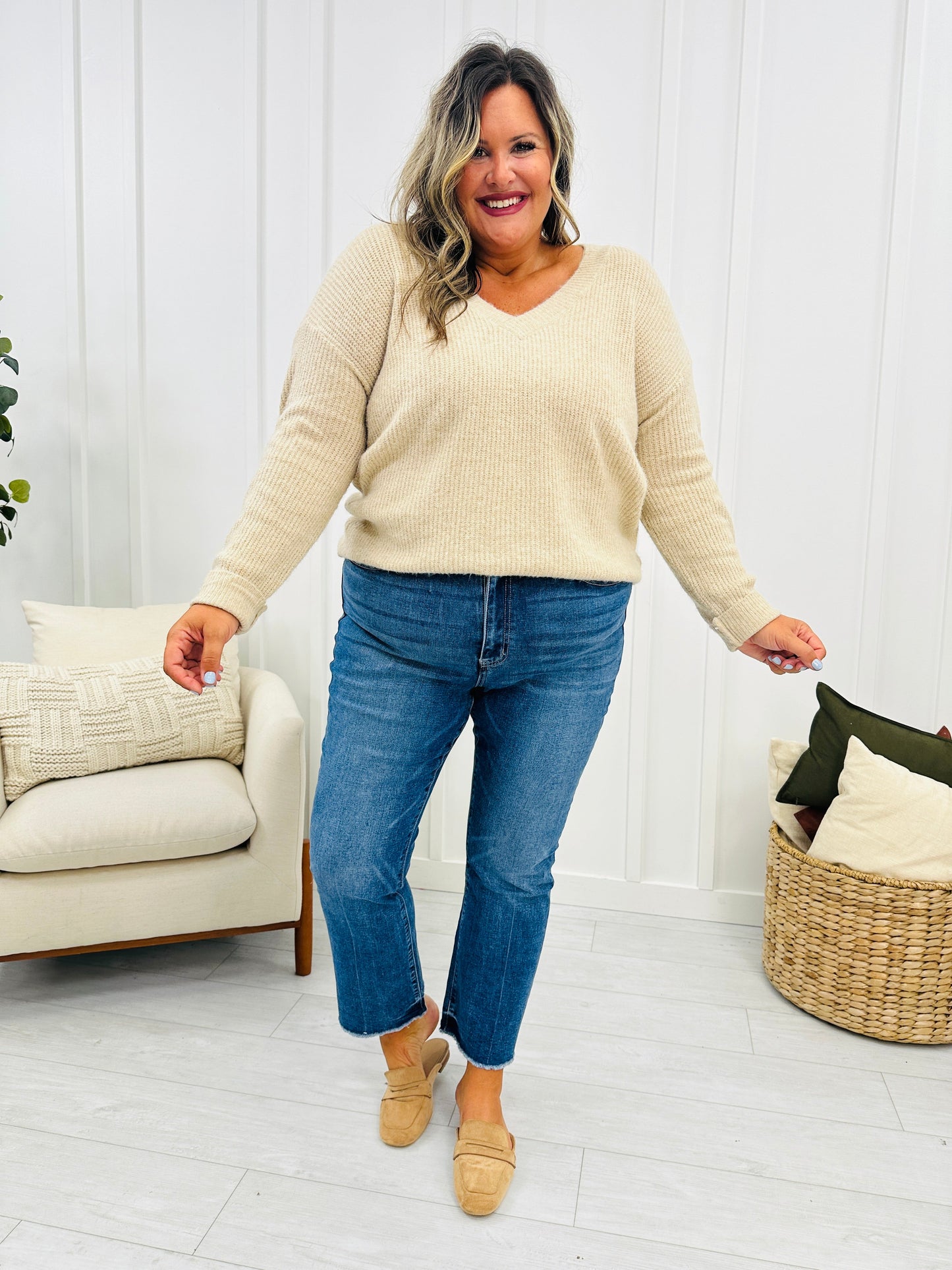 Lovervet Flare Share Kick Flare Jeans in Reg/Curvy