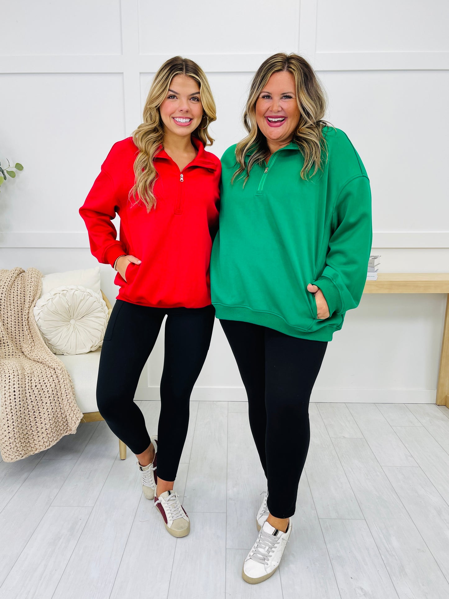 REG/CURVY MOCO Exclusive Super Scuba Pullover In New Holiday Colors!