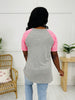 Spotted Sensation Top in H Grey