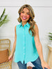 Hooked On You Tank Top In Mint