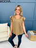 REG/CURVY Summer Steal Ruffle Your Feathers Top-- Multiple Colors!