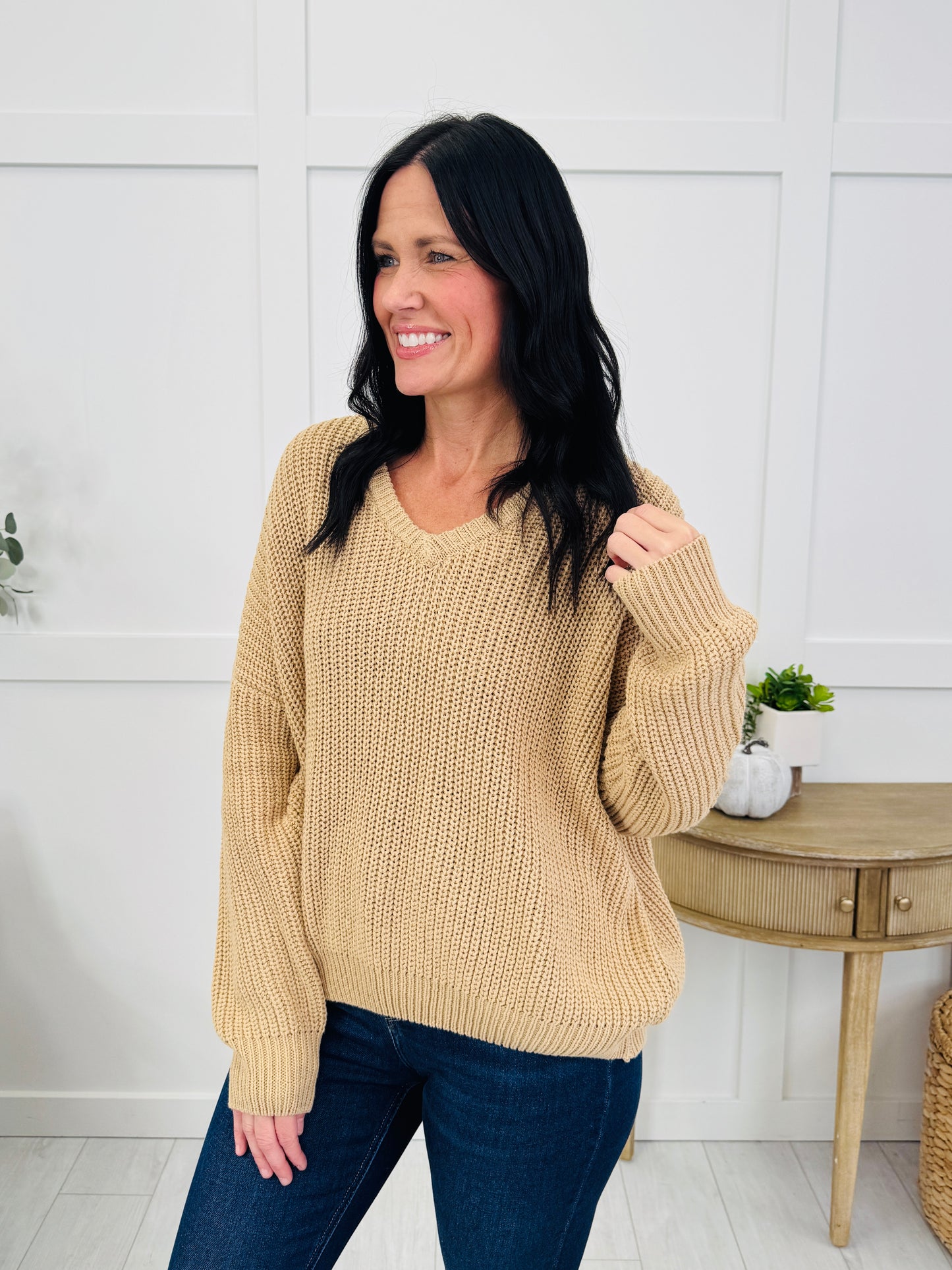 This Kind Of Cozy Sweater in Beige